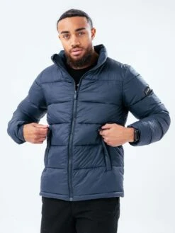 Hype Deep Filled Puffer Adult Jacket - Dark Blue