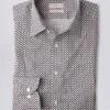 MOSS Tailored Fit Geo Printed Stretch Shirt