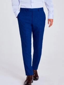 MOSS Slim Fit Slub Trousers