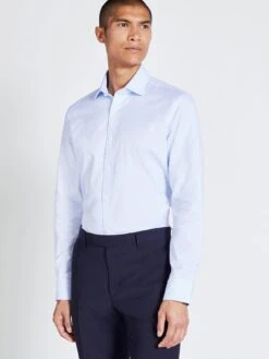 MOSS Tailored Fit Twill Zero Iron Shirt