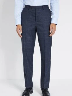 MOSS Regular Fit Check Trousers