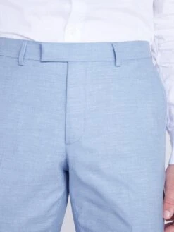 MOSS Slim Fit Flannel Trousers -Barbou Clothing Shop 10UO1 SQ4 0000000150 LIGHT BLUE MDd