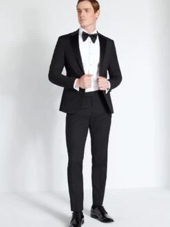 MOSS Slim Fit Tuxedo Jacket -Barbou Clothing Shop 10VDH SQ3 0000000004 BLACK MDo