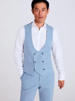 MOSS Tailored Fit Flannel Waistcoat