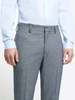 River Island Skinny Fit Dogtooth Suit Trousers 7 River Island Skinny Fit Dogtooth Suit Trousers -Barbou Clothing Shop 113VR SQ4 0000000020 BLUE MDd