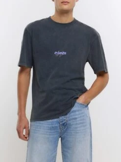 River Island Regular Fit Graphic Print T-Shirt