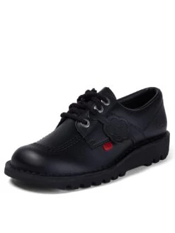 Kickers Kick Lo Mens Lace Up Shoes -Barbou Clothing Shop 3C815 SQ3 0000000004 BLACK SLs