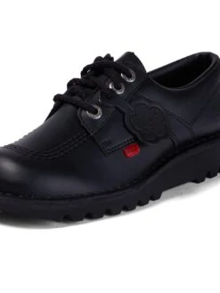 Kickers Kick Lo Mens Lace Up Shoes -Barbou Clothing Shop 3C815 SQ5 0000000004 BLACK SLu