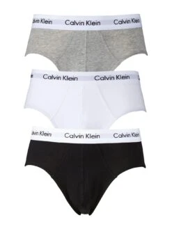 Calvin Klein 3 Pack Of Briefs - Black/White/Grey