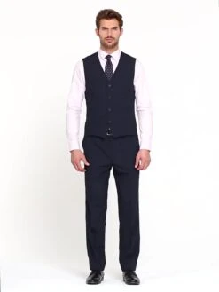 Skopes Darwin Standard Waistcoat - Navy -Barbou Clothing Shop 6WGEK SQ4 0000000048 NAVY DVvP
