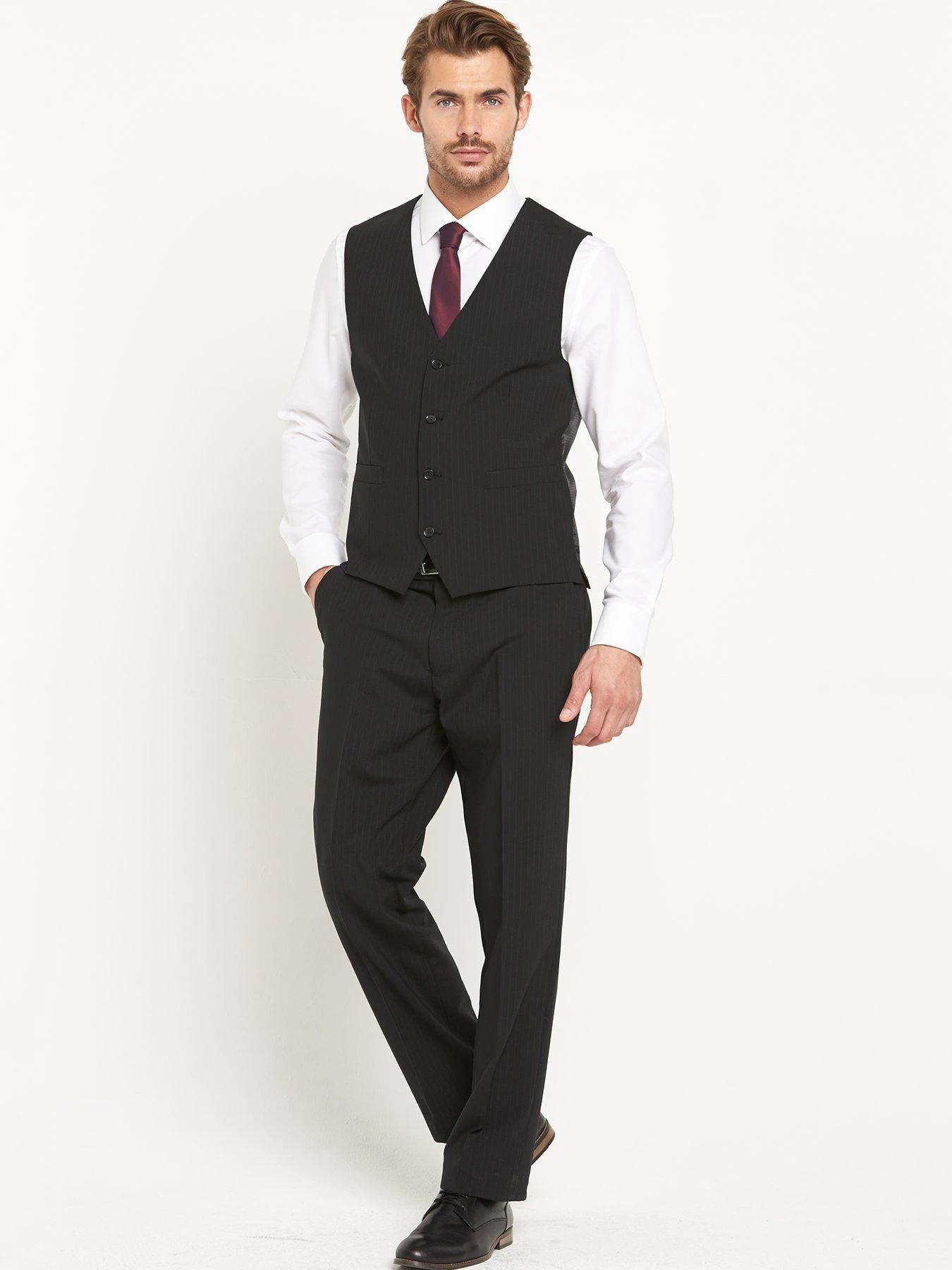 Skopes Darwin Classic Fit Trousers - Black Stripe 3 Skopes Darwin Classic Fit Trousers - Black Stripe - Image 3