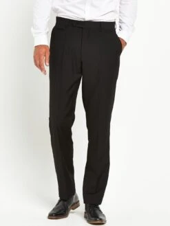 Skopes Madrid Tailored Fit Trousers - Black