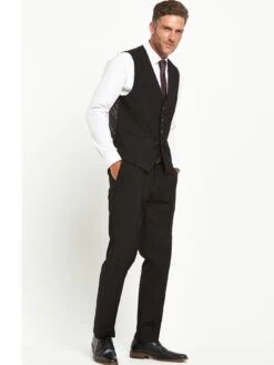 Skopes Madrid Standard Waistcoat - Black