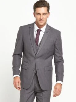 Skopes Madrid Tailored Fit Jacket - Grey