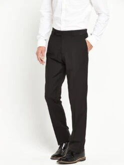 Skopes Ronson Tailored Fit Trousers - Black