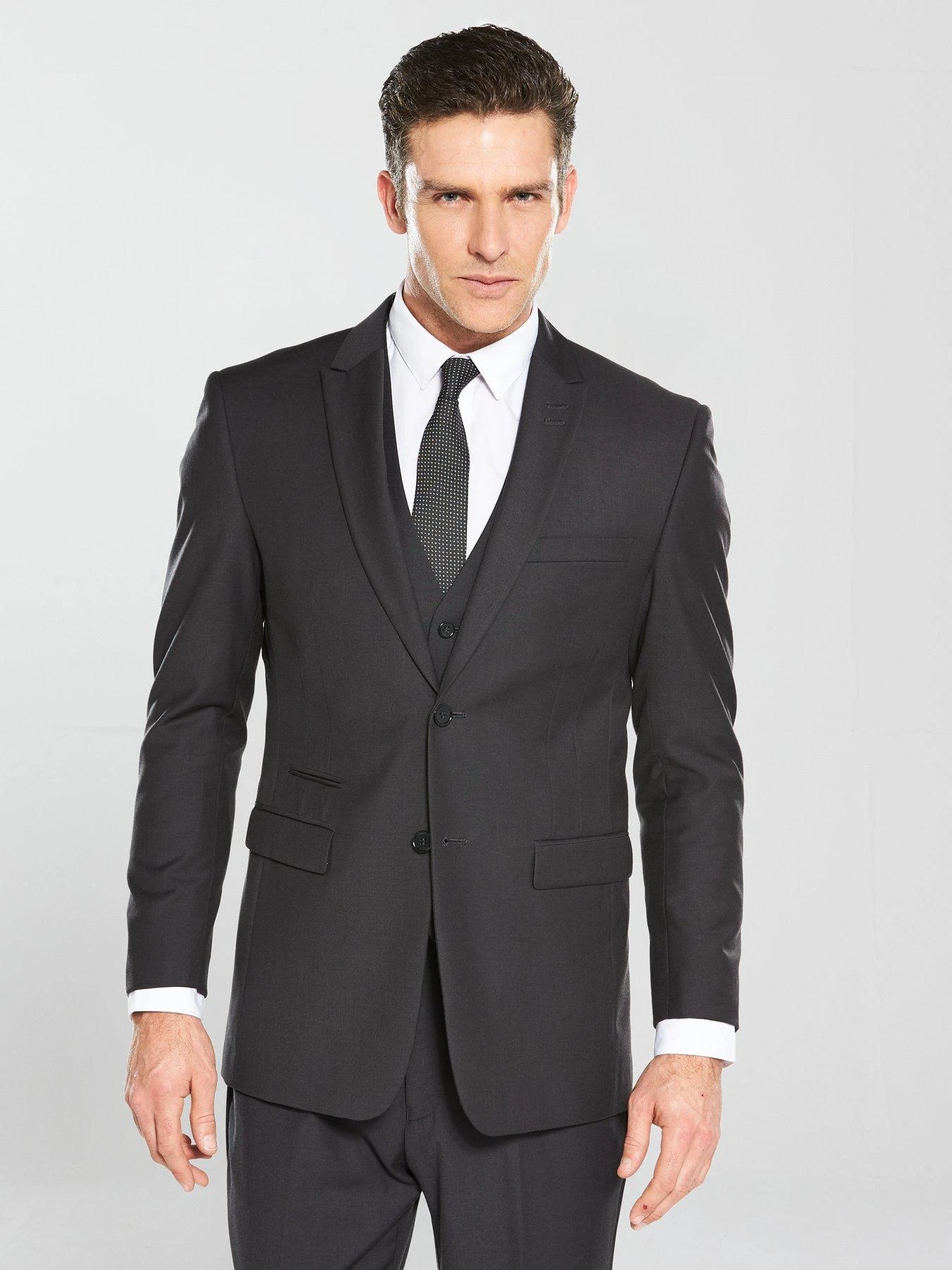 Skopes Madrid Tailored Fit Jacket - Charcoal 1 Skopes Madrid Tailored Fit Jacket - Charcoal