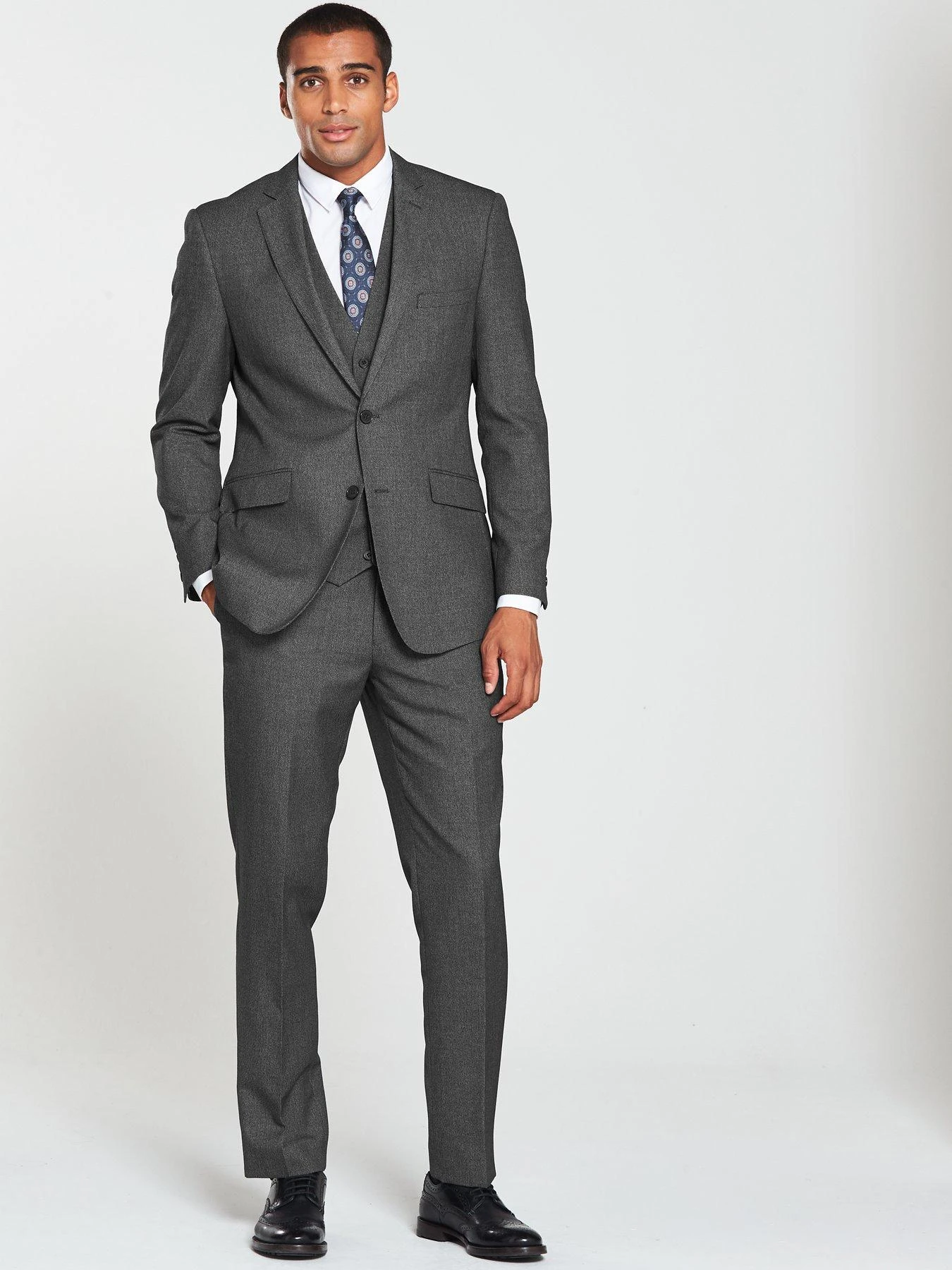 Skopes Harcourt Tailored Fit Trousers - Grey 3 Skopes Harcourt Tailored Fit Trousers - Grey - Image 3
