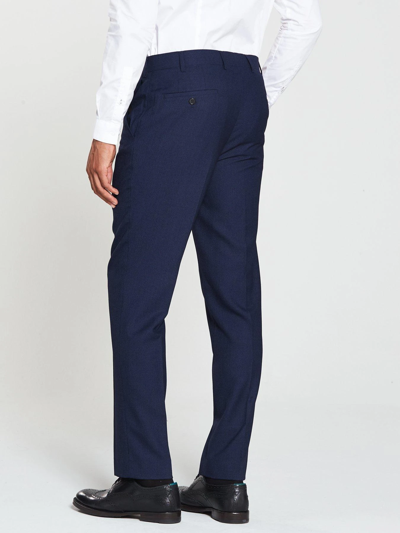 Skopes Harcourt Tailored Fit Trousers - Navy 2 Skopes Harcourt Tailored Fit Trousers - Navy - Image 2