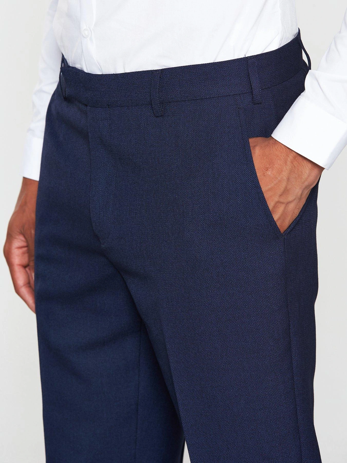 Skopes Harcourt Tailored Fit Trousers - Navy 4 Skopes Harcourt Tailored Fit Trousers - Navy - Image 4