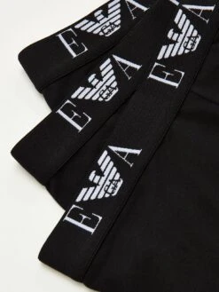 Emporio Armani Bodywear Emporio Armani 3 Pack Trunk - Black  -Barbou Clothing Shop NYWG6 SQ3 0000000004 BLACK SLd
