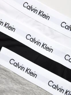 Calvin Klein 3 Pack Boxer Briefs - White/Black/Grey -Barbou Clothing Shop NYWHW SQ3 0000001138 WHITE BLACK GREY SLd