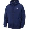Nike Sportswear Plus Size Club Fleece Full Zip Hoodie - Navy