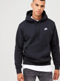 Nike Sportswear Club Fleece Overhead Hoodie - Black