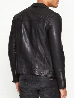 AllSaints Conroy Biker Jacket - Black -Barbou Clothing Shop P96L7 SQ4 0000000004 BLACK MDb