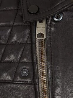 AllSaints Conroy Biker Jacket - Black -Barbou Clothing Shop P96L7 SQ5 0000000004 BLACK SLd