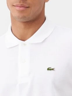 Lacoste Sportswear Classic Long Sleeve Pique Polo Shirt - White -Barbou Clothing Shop PJ39E SQ4 0000000013 WHITE MDd