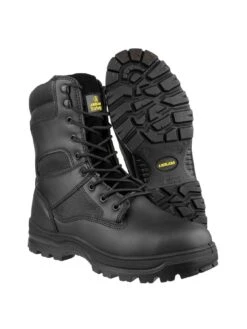 Amblers 008 S3 Src Side Zip Boots - Black -Barbou Clothing Shop QDJEE SQ6 0000000004 BLACK SLd