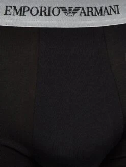 Emporio Armani Bodywear Bodywear 3 Pack Trunks - Black 5 Emporio Armani Bodywear Bodywear 3 Pack Trunks - Black -Barbou Clothing Shop QLKWJ SQ3 0000000004 BLACK SLd