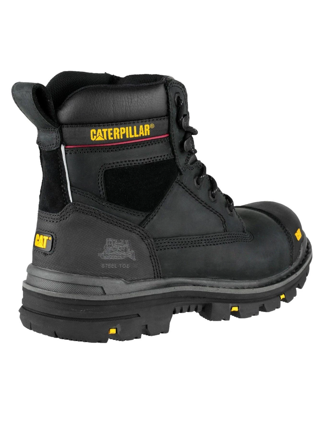 CAT Gravel 6 Inch Safety Boots - Black 2 CAT Gravel 6 Inch Safety Boots - Black - Image 2