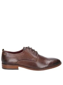 Base Script Leather Derby Shoes - Brown -Barbou Clothing Shop QN6MX SQ3 0000000143 BROWN SLs
