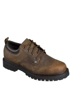 Skechers Tom Cats Utility Leather Shoes - Brown