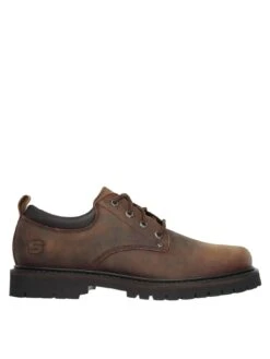 Skechers Tom Cats Utility Leather Shoes - Brown -Barbou Clothing Shop QN6QW SQ3 0000000143 BROWN SLs