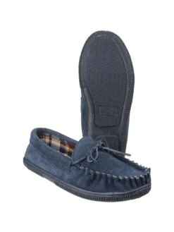 Cotswold Alebeta Lined Slippers - Navy -Barbou Clothing Shop QNAGR SQ6 0000000048 NAVY SLd