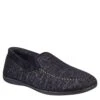 Cotswold Stanley Slip-on Slippers - Black