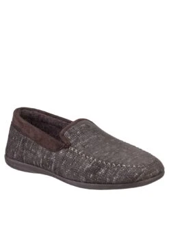 Cotswold Stanley Slip-on Slippers - Brown
