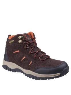 Cotswold Stowell Lace Up Walking Boots - Dark Brown