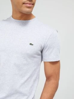 Lacoste Mini Croc T-Shirt - Grey -Barbou Clothing Shop QYTK7 SQ4 0000000005 GREY MDd