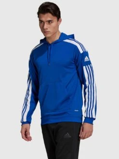 Adidas Men's Squad 21 Hoody  - BLUE