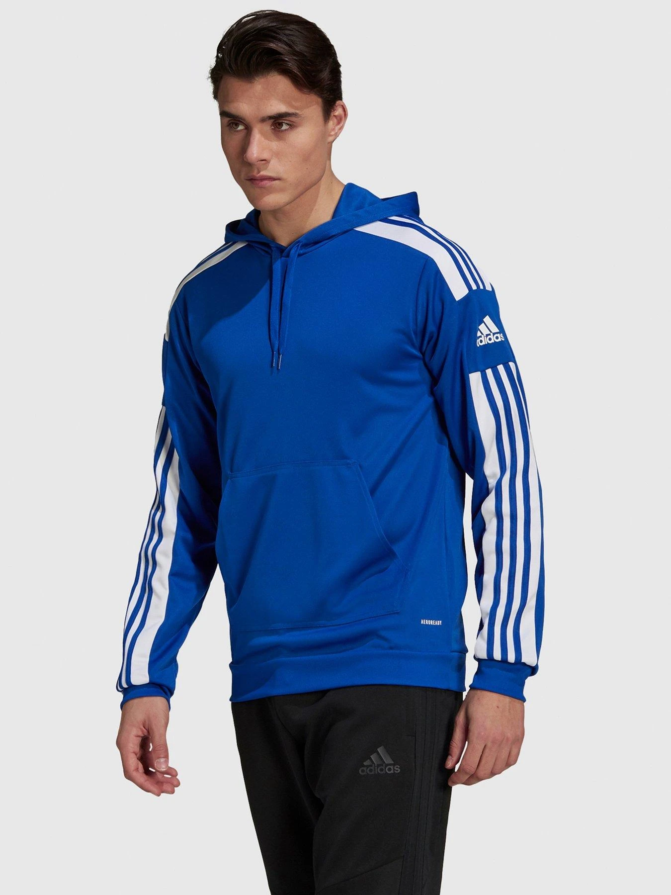 Adidas Men's Squad 21 Hoody - BLUE 1 Adidas Men's Squad 21 Hoody - BLUE
