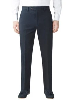 Skopes Antibes Tapered Fit Trousers - Navy