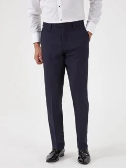 Skopes Newman Tailored Fit Trousers - Navy