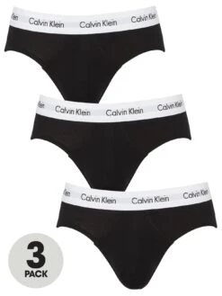 Calvin Klein 3 Pack Briefs - Black