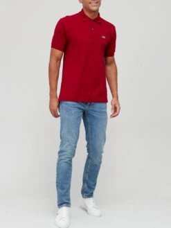 Lacoste Sportswear Classic Polo Shirt - Burgundy -Barbou Clothing Shop RRP37 SQ3 0000000151 BURGUNDY MDo