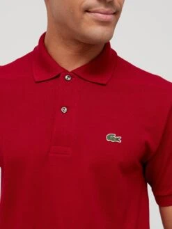 Lacoste Sportswear Classic Polo Shirt - Burgundy -Barbou Clothing Shop RRP37 SQ4 0000000151 BURGUNDY MDd