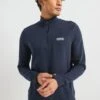 Barbour International Essential Half Zip Sweat - Navy