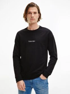 Calvin Klein Modern Structure Lounge Sweatshirt - Black